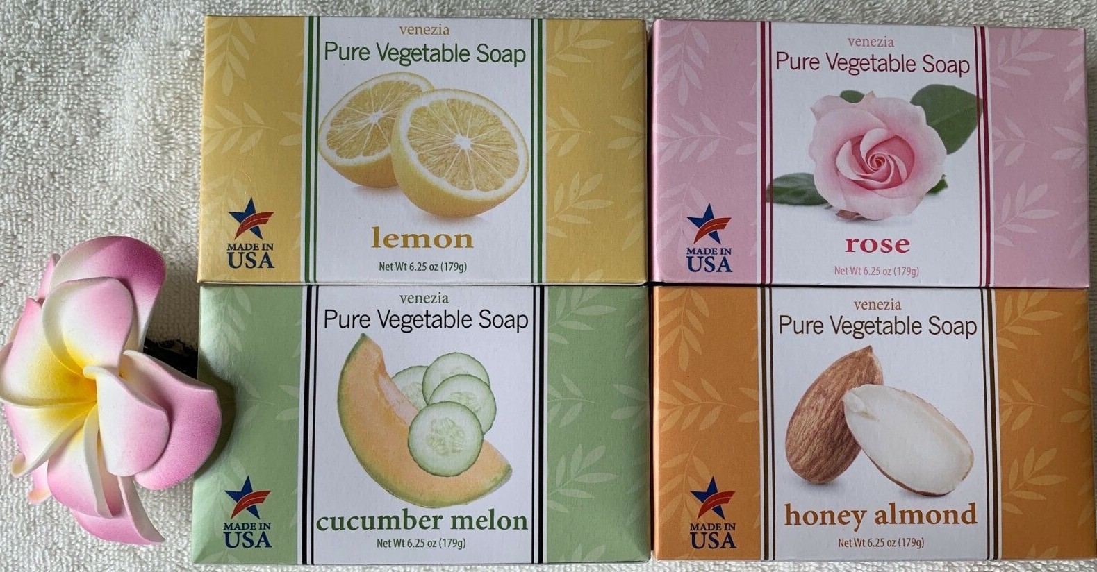 VENEZIA***Pure Vegetable Soap***chOOse yOUr scEnt(s)~~~FULL SIZES~~~NEW-~~SEALED