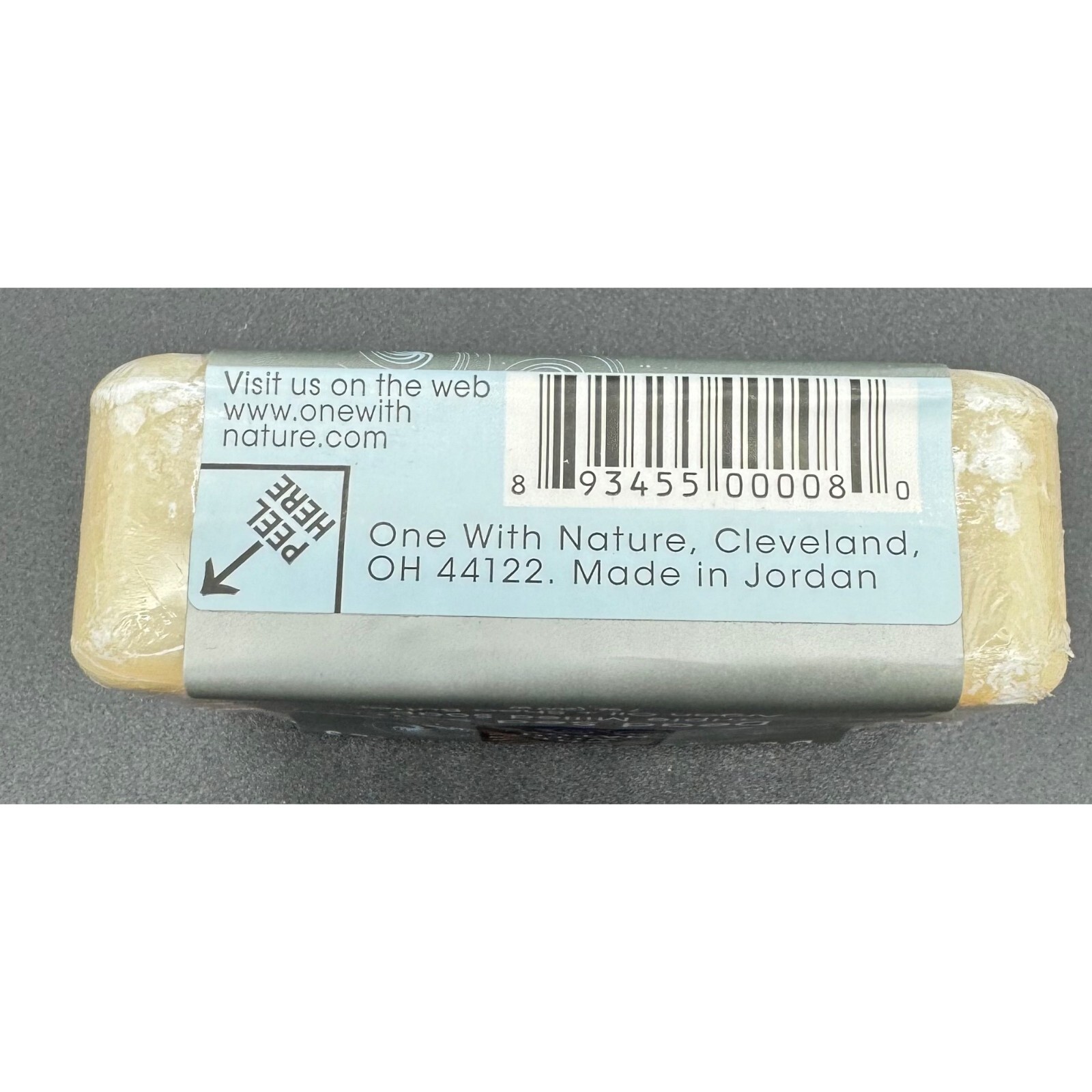 One With Nature Dead Sea Spa Triple Milled Mineral Soap – Argan Oil & Shea Bu…