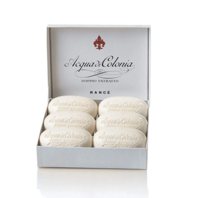 Rance 1795, Aqua di Colonia Coffret, Luxury Set of 6 French Perfumed Soaps
