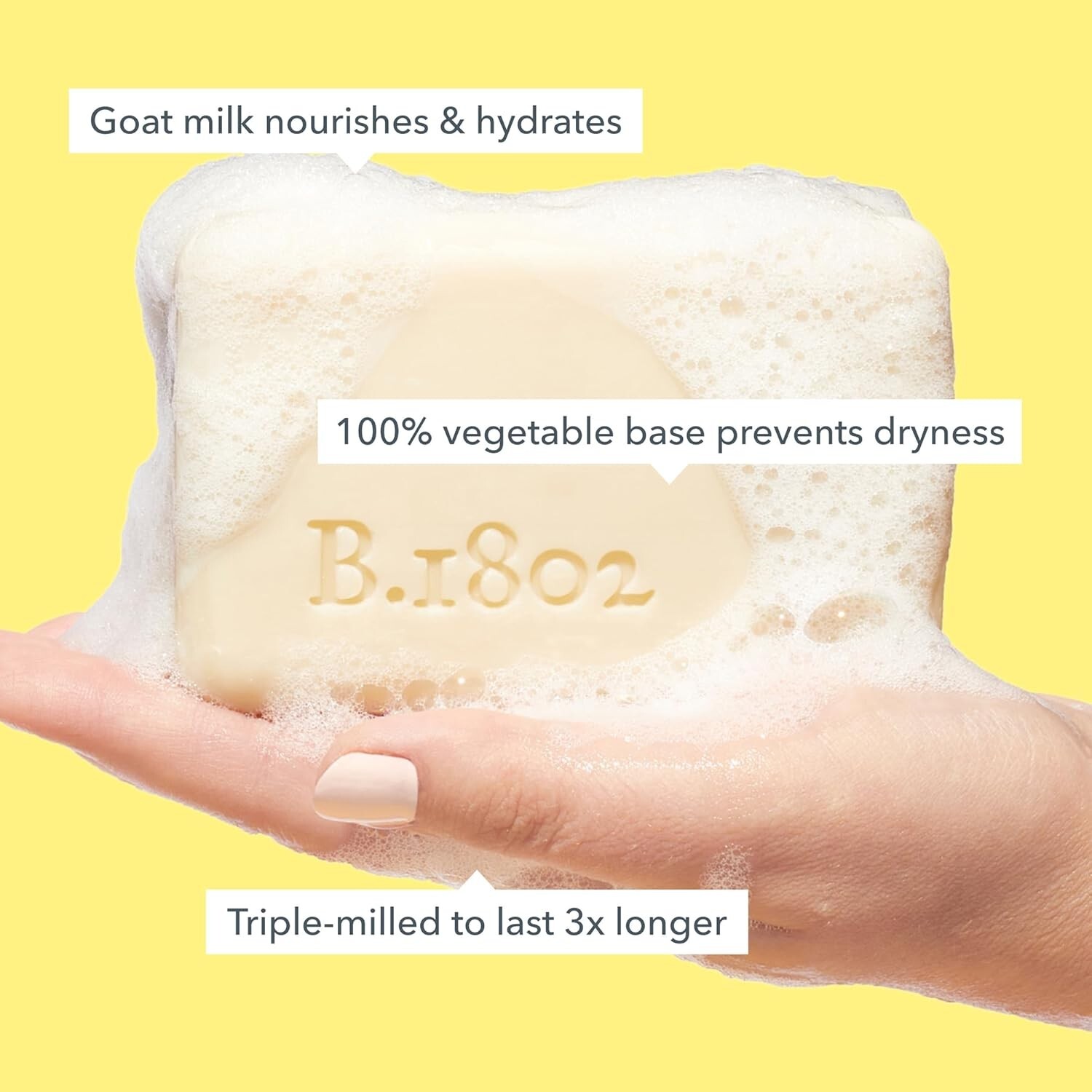 Beekman 1802 Pure Goat Milk Bar Soap Fragrance-free 9 oz. New &Sealed