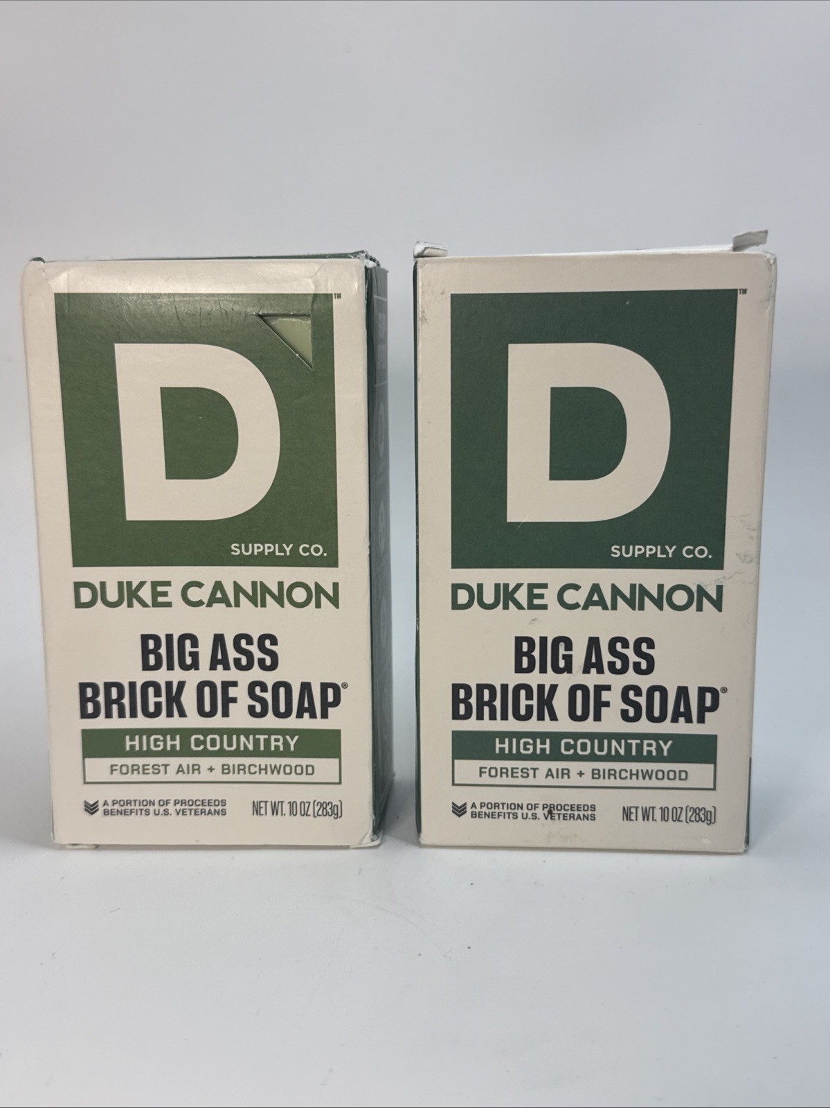 2x- Duke Cannon High Country A$$ Brick of Soap, 10oz EA – BRAND NEW