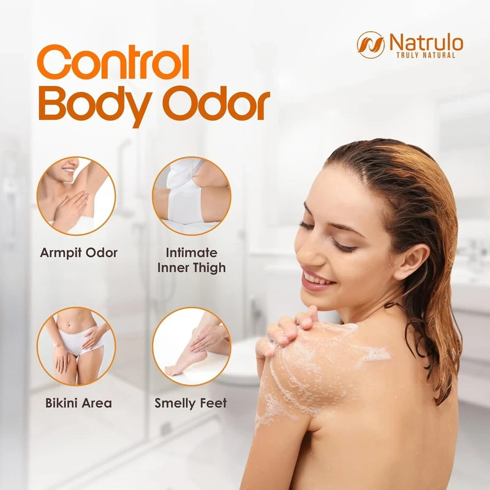 Natrulo Persimmon Soap Bar for Body Odor Control – Purifying Deodorizing Body