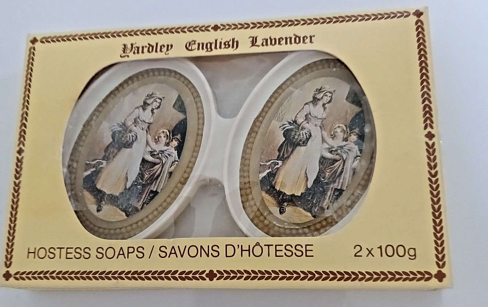 Vintage Yardley English Lavender Hostess Soaps Set of 2 X 100g NEW in Box Canada