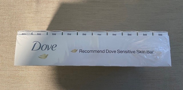 Set: Dove Body Wash Travel size (24) NIB & Dove Skin Bars Travel size (30) NIB