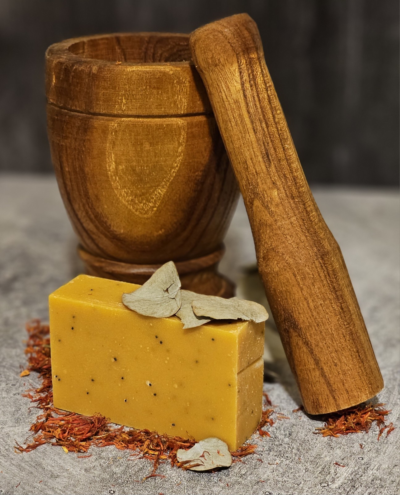 Lemon Poppyseed Handmade Soap Vegan Organic