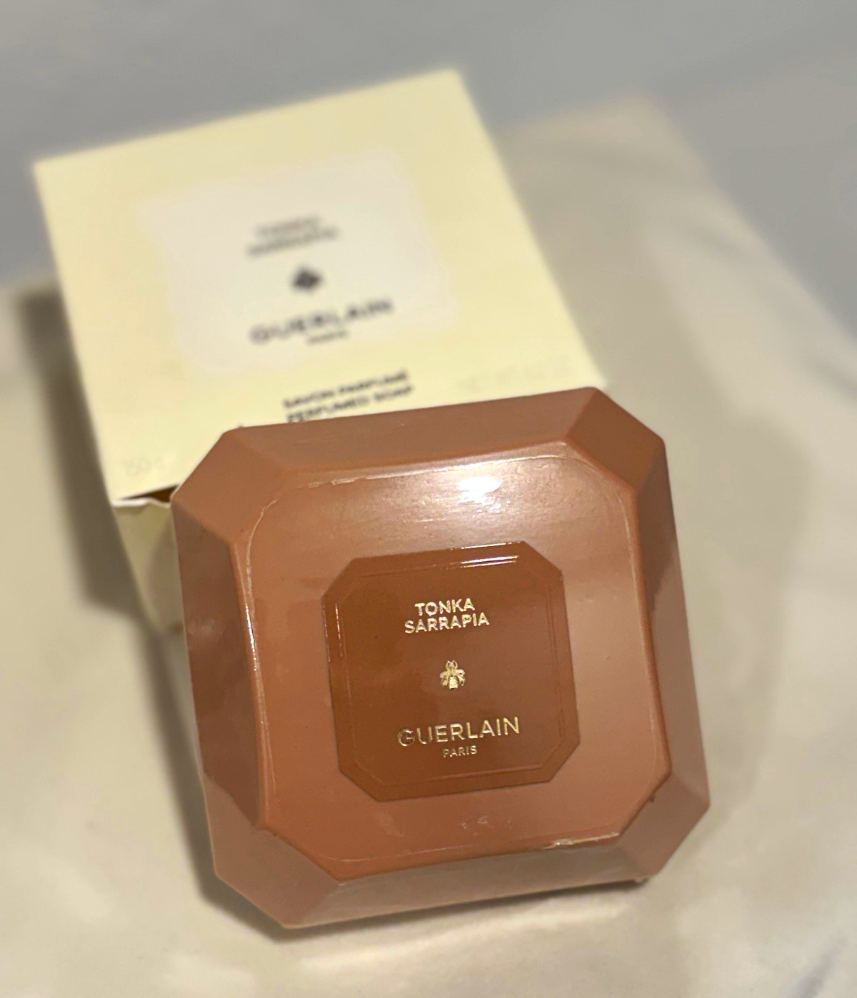 Guerlain Tonka Sarrapia Perfumed Soap Bar Tonka Scent 5.2 oz Body 2pcs
