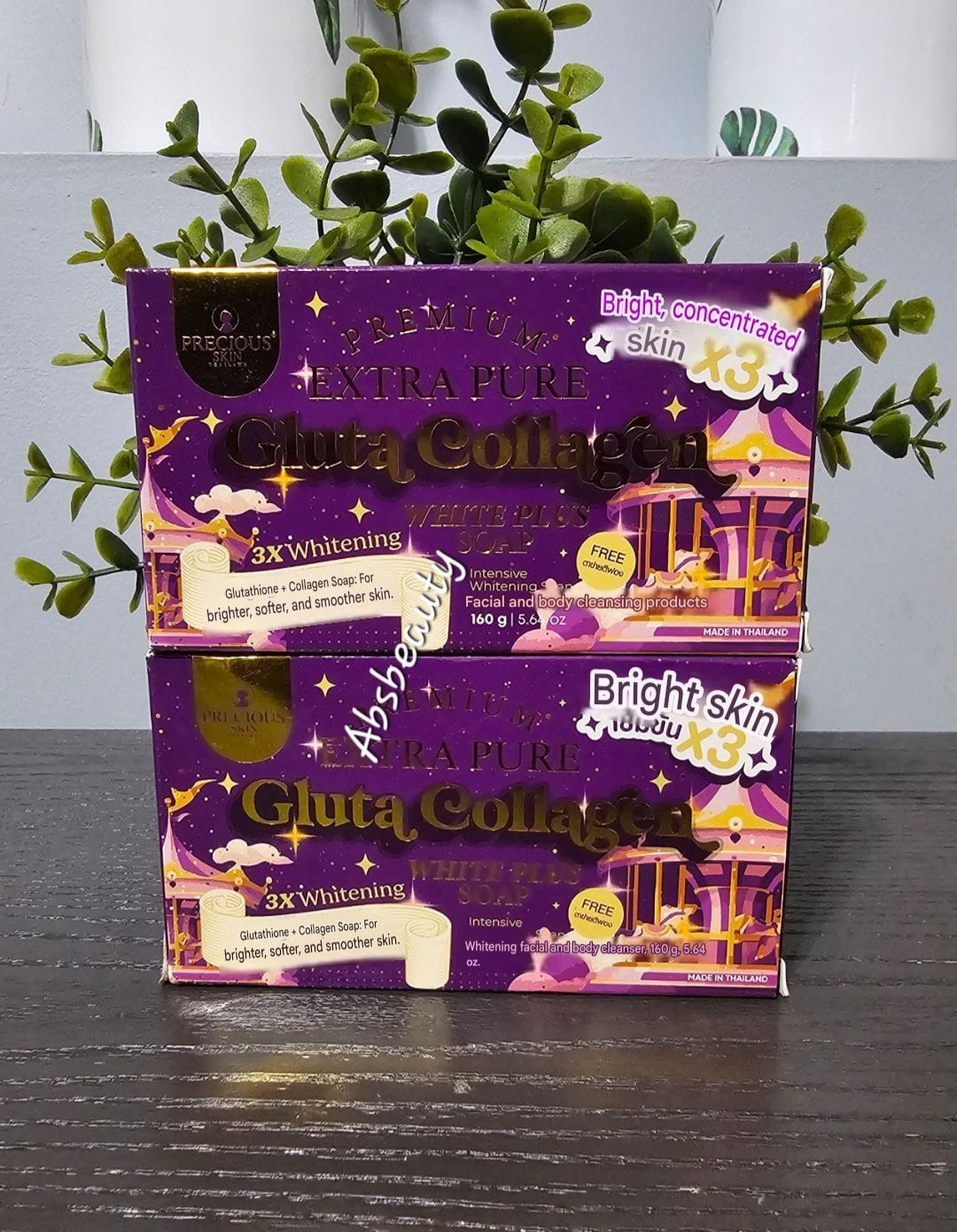 Precious Skin Extra Pure Gluta Collagen White Plus Face&Body Soap 160g👌💯, 1pc
