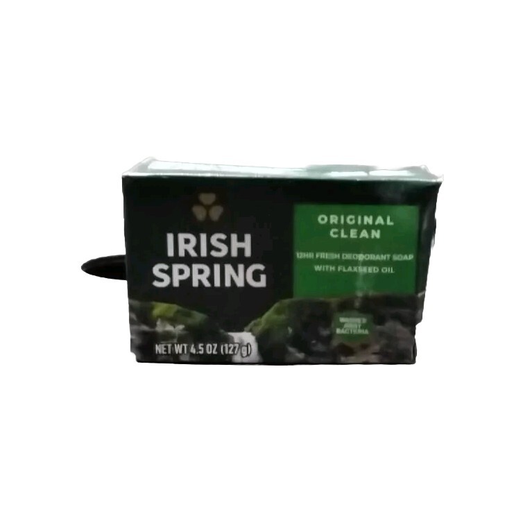 Irish Spring Original Clean 12HR Fresh Deodorant Soap 4.5 OZ (127g)