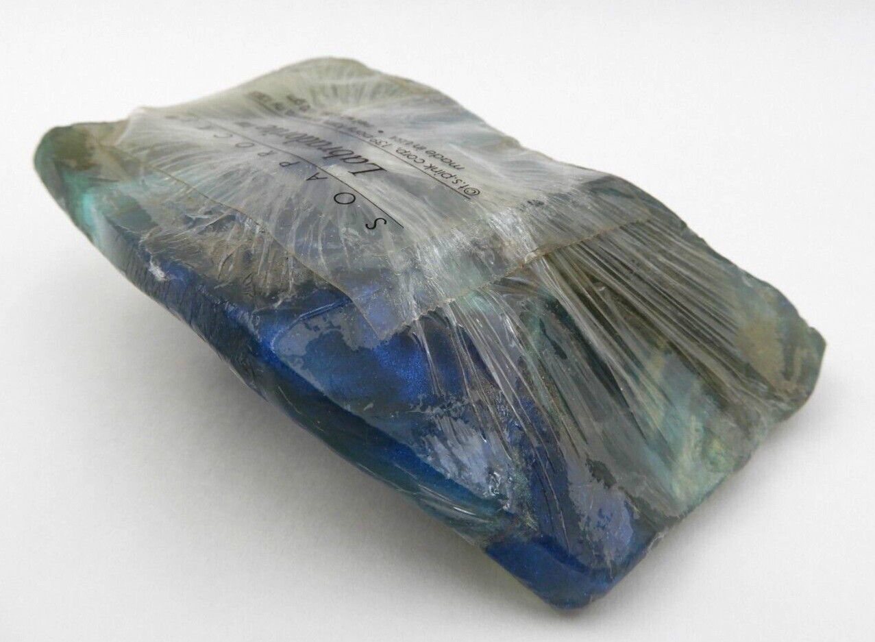SOAP ROCKS ” LABRADORITE ” SOAP BAR BY T.S. PINK6 OUNCE, 170GM ~ MADE IN USA