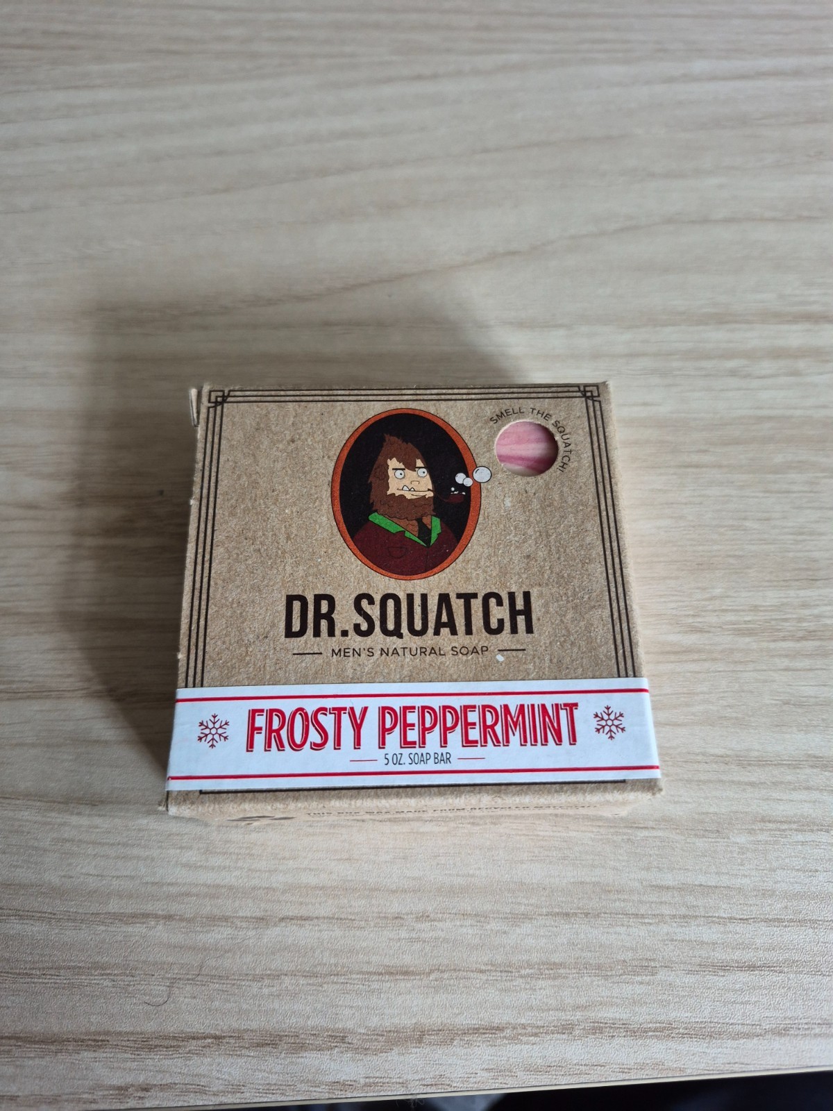 Dr. Squatch FROSTY PEPPERMINT Limited Ed. OG Packaging Natural Soap | 5 oz