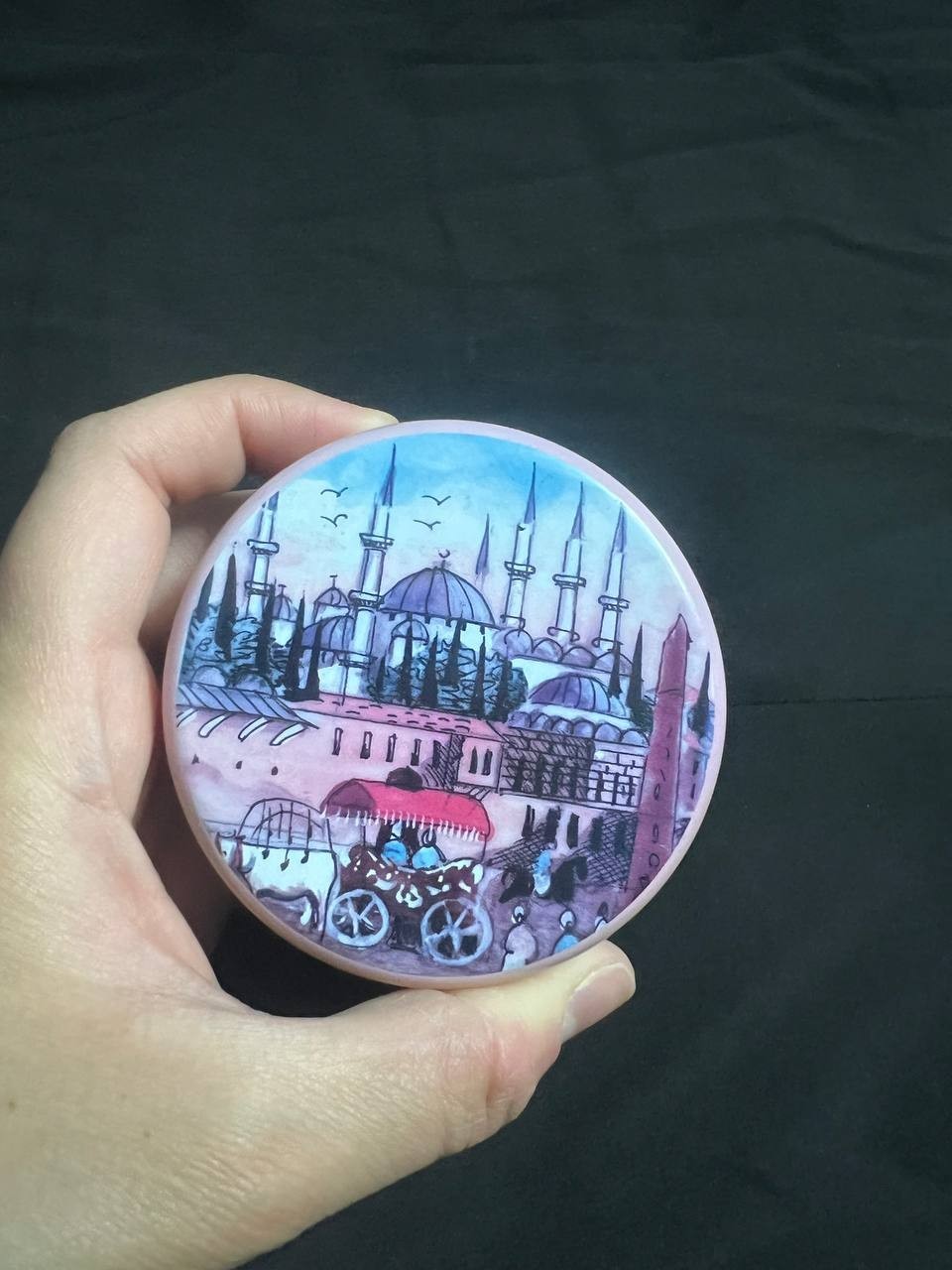 Organic Olive Oil Soap Luxury Turkish Istanbul Tin Case Handmade Souvenir Gift
