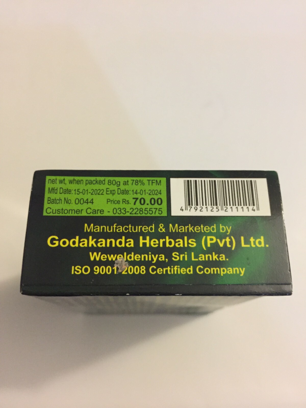 Vendol Venivel Soap (5x80g) Ceylon Natural Ayurvedic Beauty Sri Lankan Free Ship