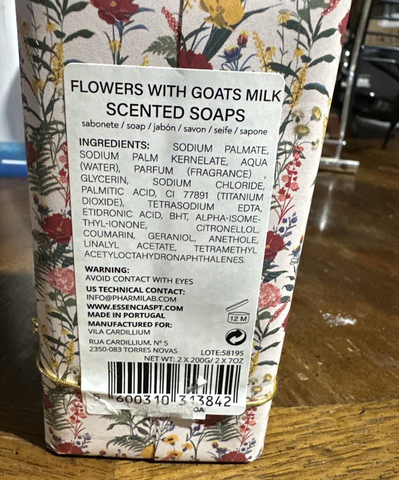 Vila Cardillium Goats milk and wild flower s /2 7oz Beautiful cottage core