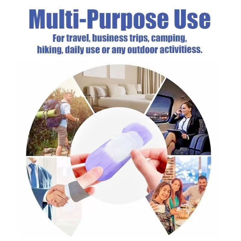 10 x Mini Hand Soap Box 20 Sheets Travel Disposable Paper Sheets Scented Soap