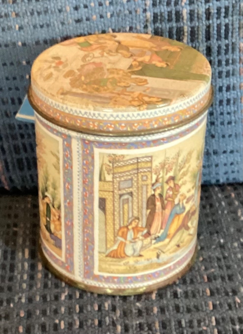 Ben Rickert ALOE VERA 2 Perfumed Soap Bars/Persian Art Canister 3.5 oz Tags Rare