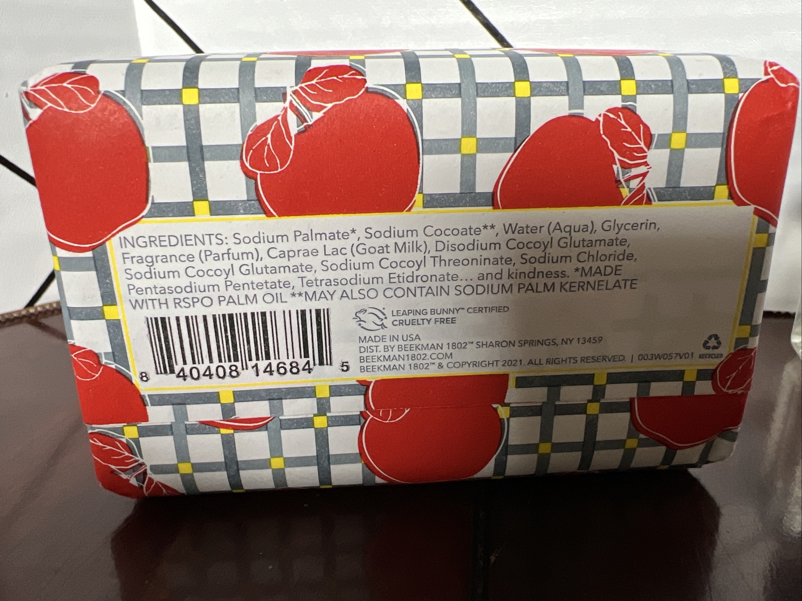 Beekman 1802 Goat Milk Heirloom Apple Bar Soap 9 oz Full Size Bonus Fresh Air