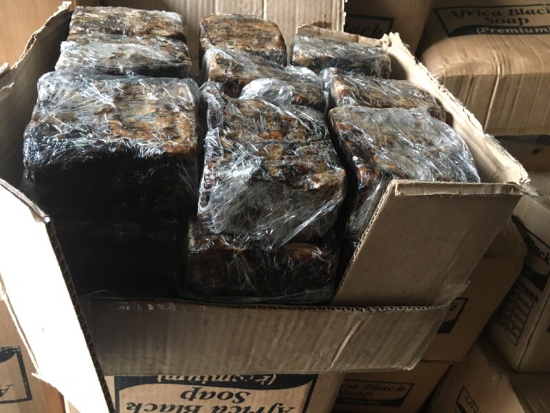 Raw African Black Soap 100% Raw Unrefined Natural Organic Grade A Wholesale