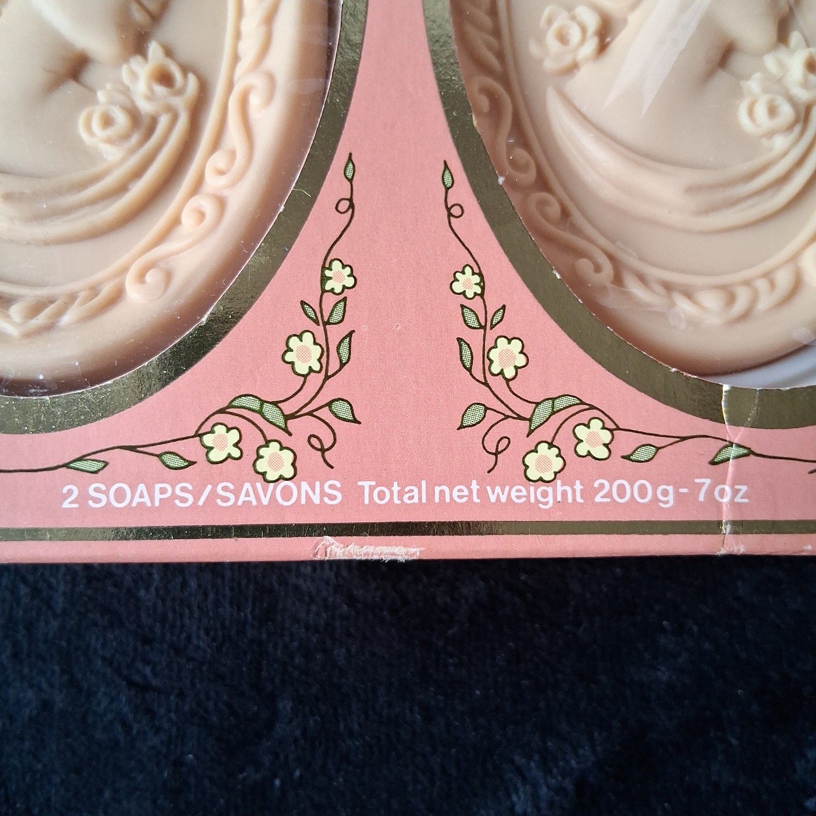 Victorian Cameo Decorative Bath Bar Soaps 200 gm 7 OZ Twinscraft Cottage Granny