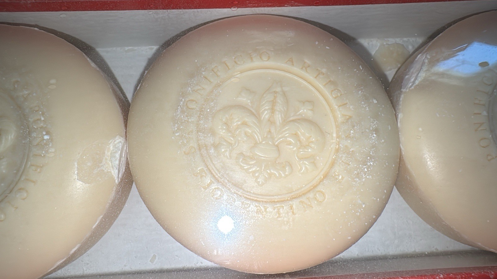 Vintage Saponificio Artigianale Fiorentino Soap Gift Set 3 Bars Made in Italy