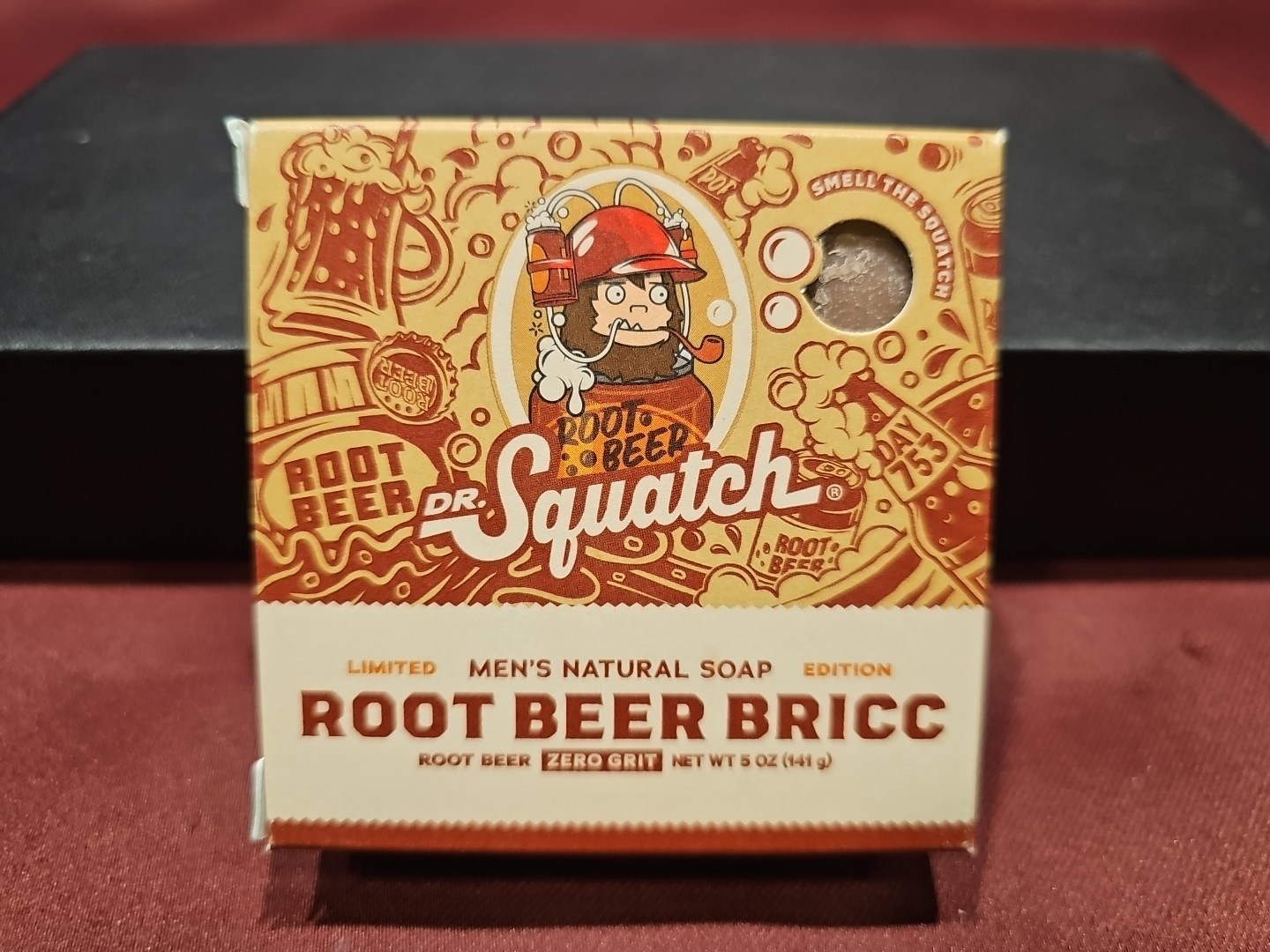 Dr. Squatch Root Beer Bricc Natural Soap 5oz Limited Edition NEW Rootbeer