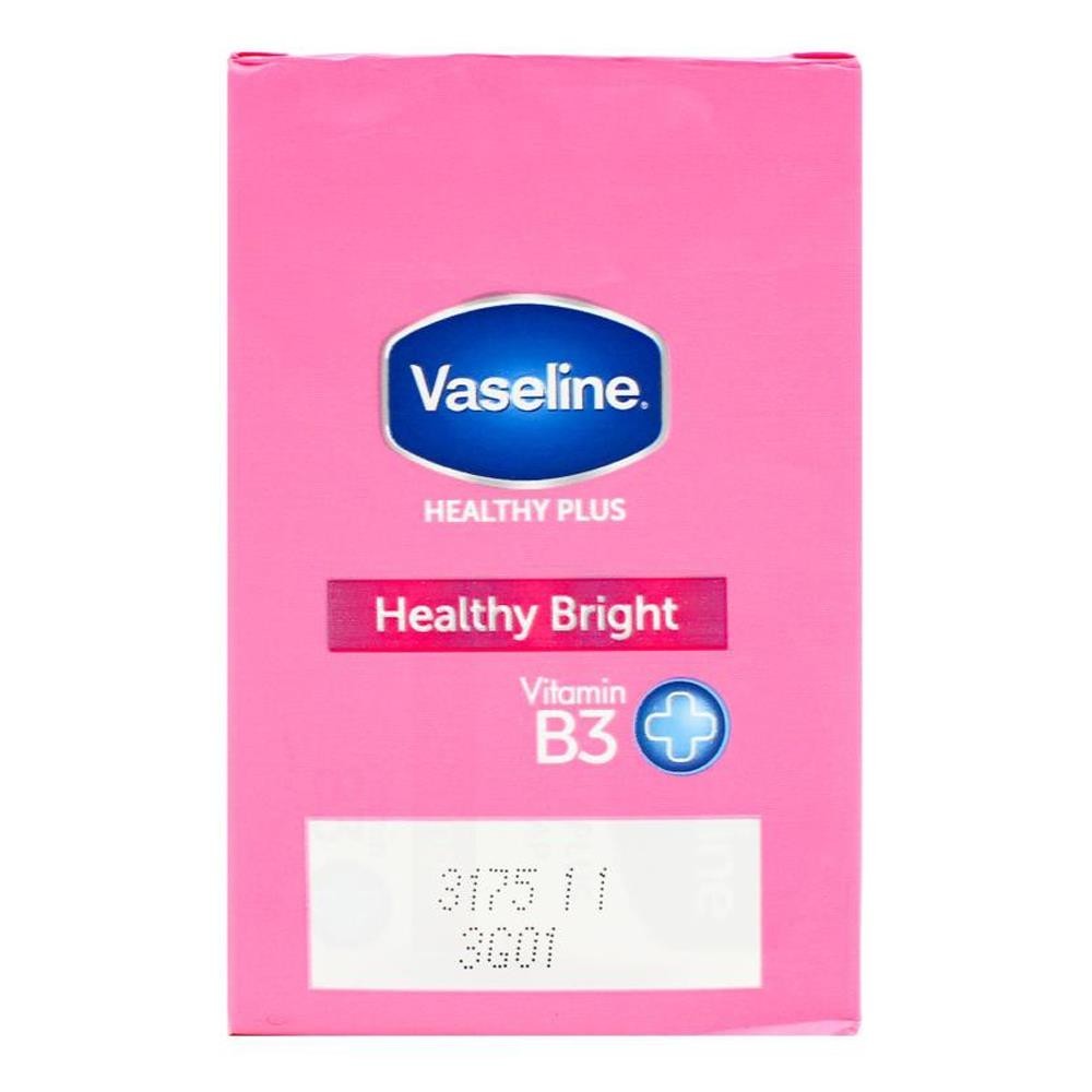 12 x VASELINE 75g HEALTHY PLUS BAR SOAP HEALTHY BRIGHT VITAMIN B BRAND NEW