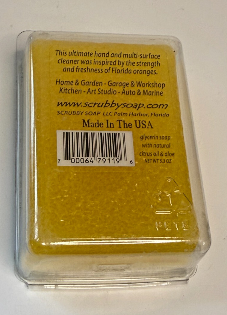 Dixie Belle Scrubby Soap Natural Soap Infused Scrubber – Lemon
