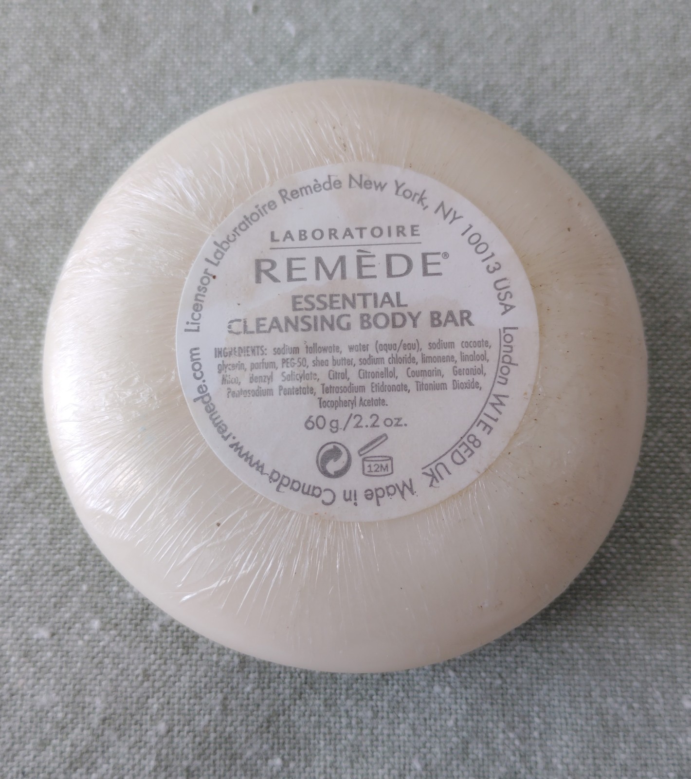 2 Laboratoire Remede Soap Bars Face & Body 1 Lady Primrose Milled Cream Bar Lot