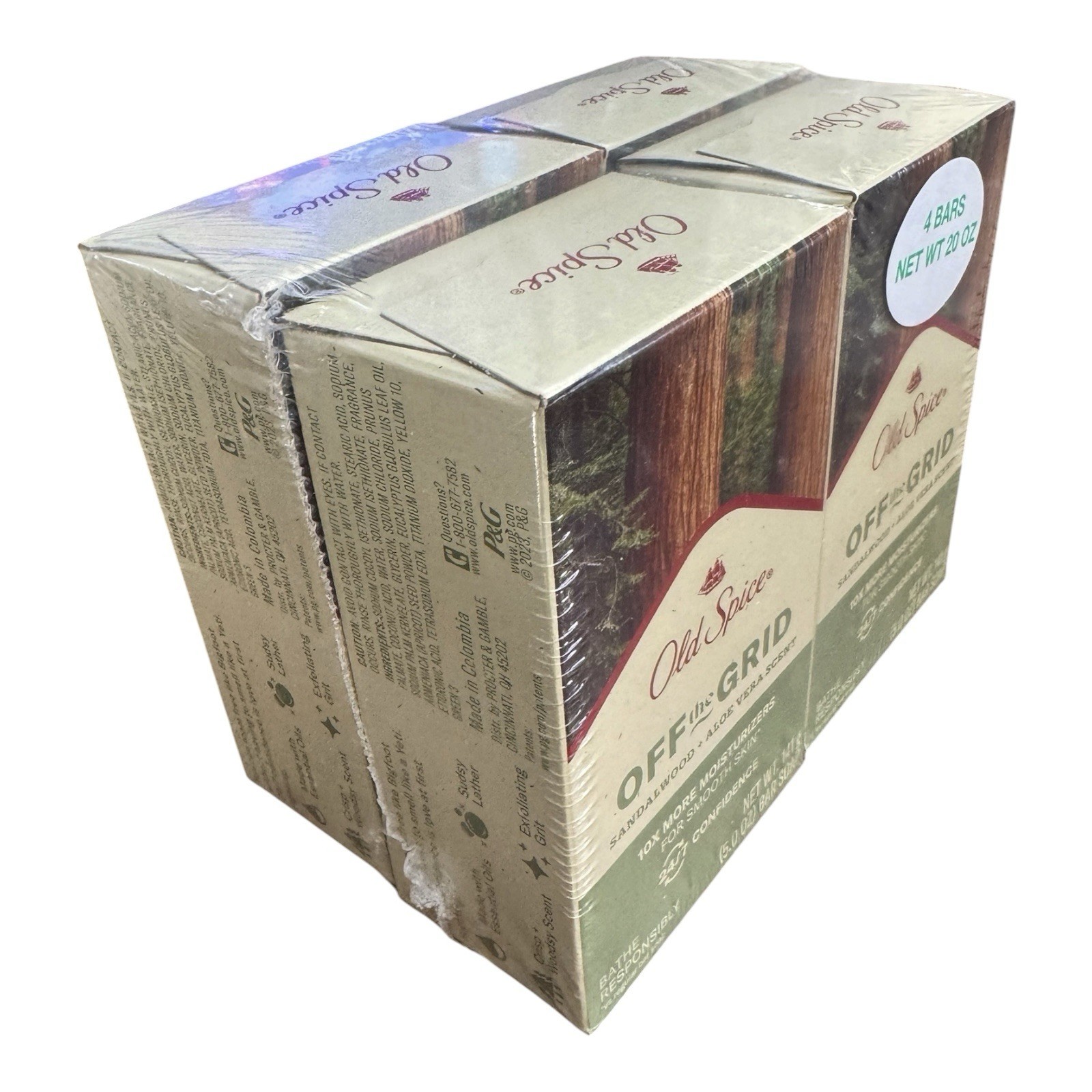 (16) Old Spice OFF THE GRID Bar Soap Discontinued Sandalwood Aloe 5oz Each