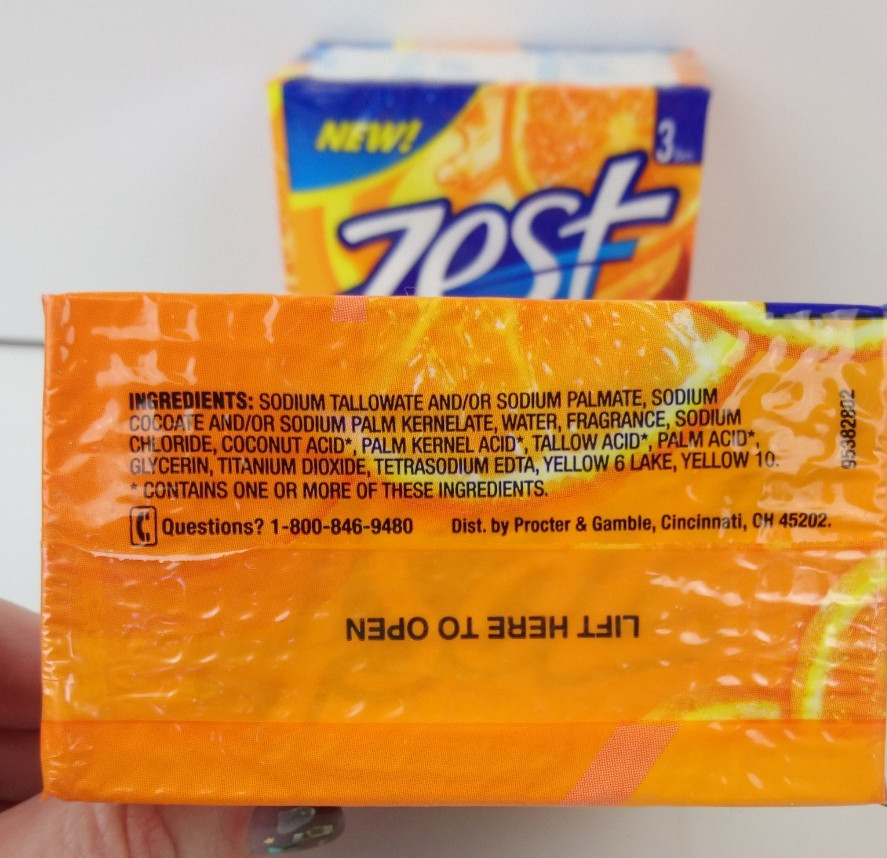 NEW 6 Full Size 4.5oz Bar Zest Tangerine Mango Twist Deodorant Soap Discontinued