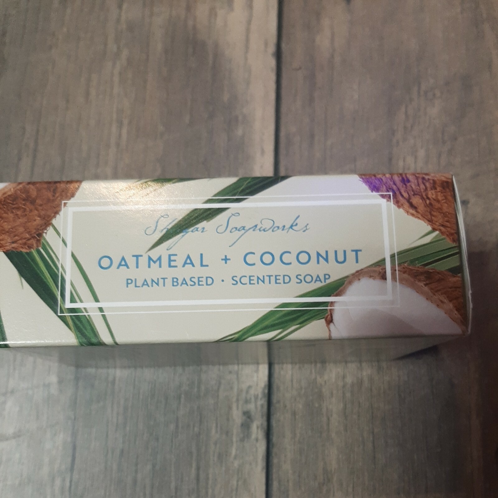 Shugar Soap Works Oatmeal Coconut Plant Based Vegan Scented Soap 6.25oz