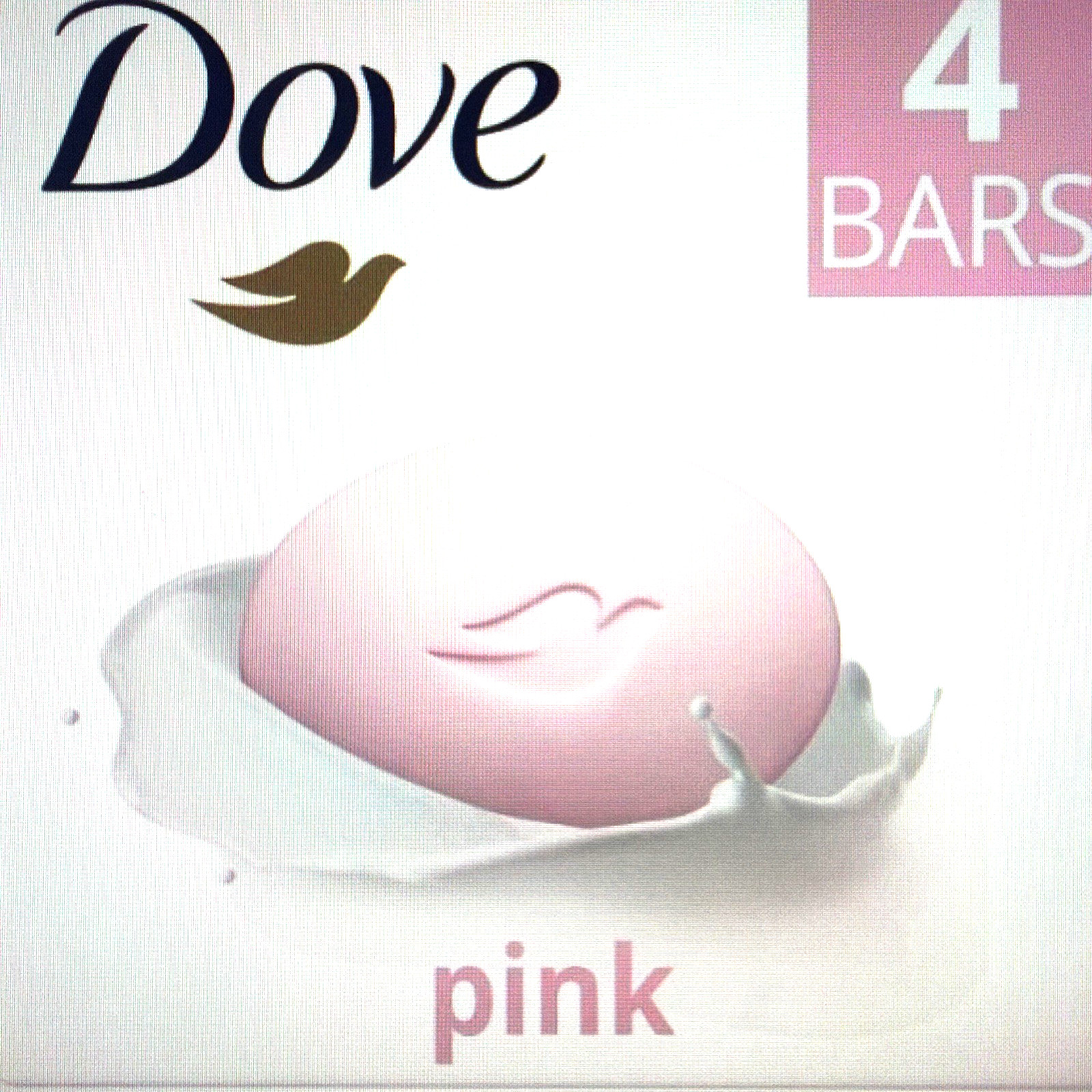 24 PKDove Pink Bar Soap For Soft, Smooth Skin, 3.17oz (Pk of 24) Moisture Cream