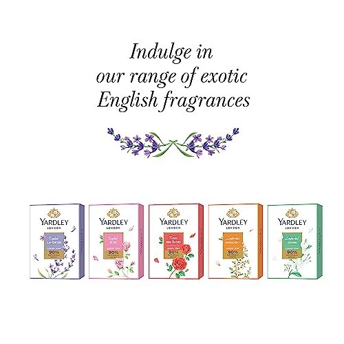 Yardley Lavender Rose Red Roses Luxury Soap 100g Pack of 6 Bath Bars FS