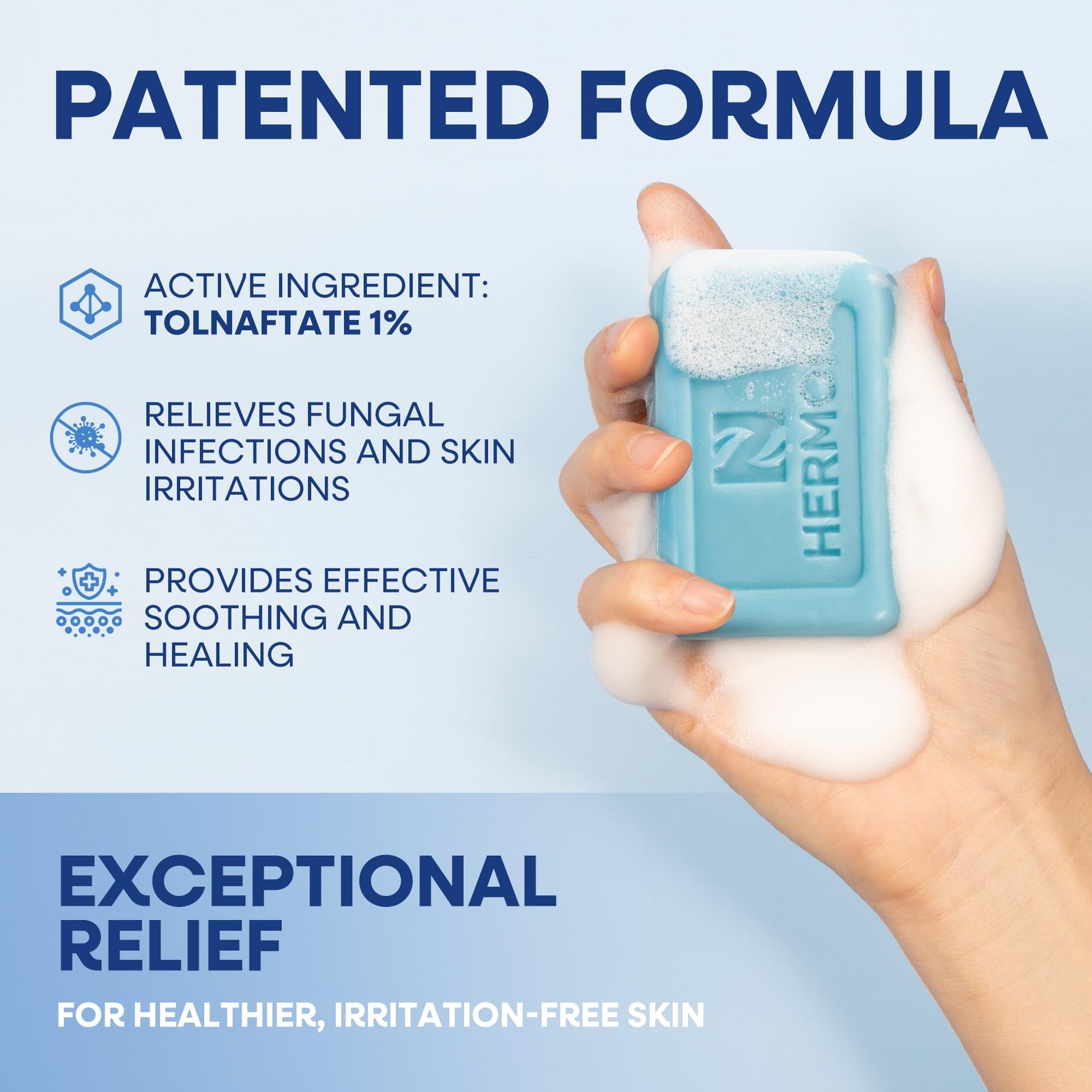 Hermon Antifungal Soap with Tea Tree Oil Antifungal Bar Soothing Care & Relief
