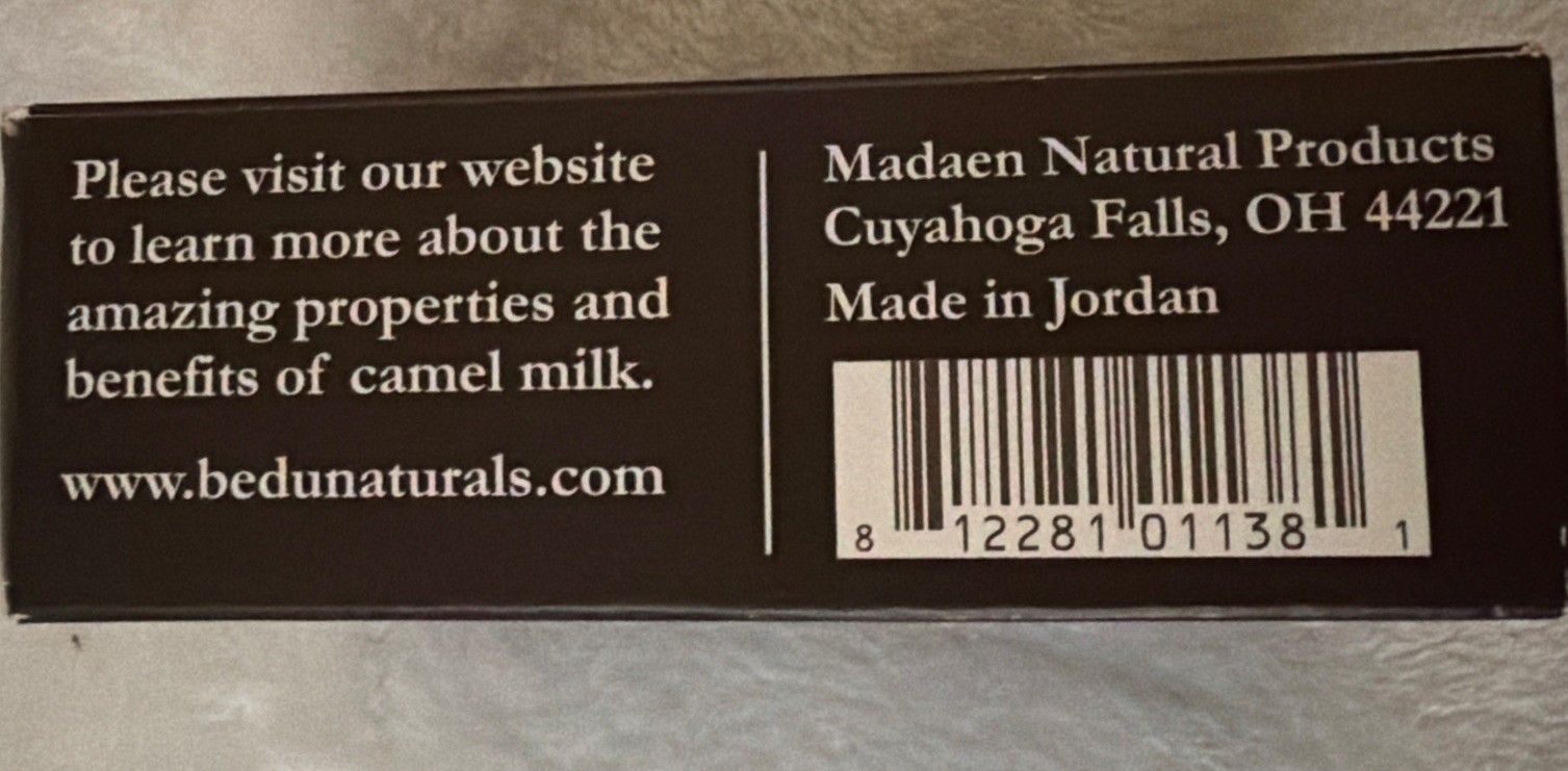Bedu Camel Milk Soap Bars”Evening Primrose Vetiver”