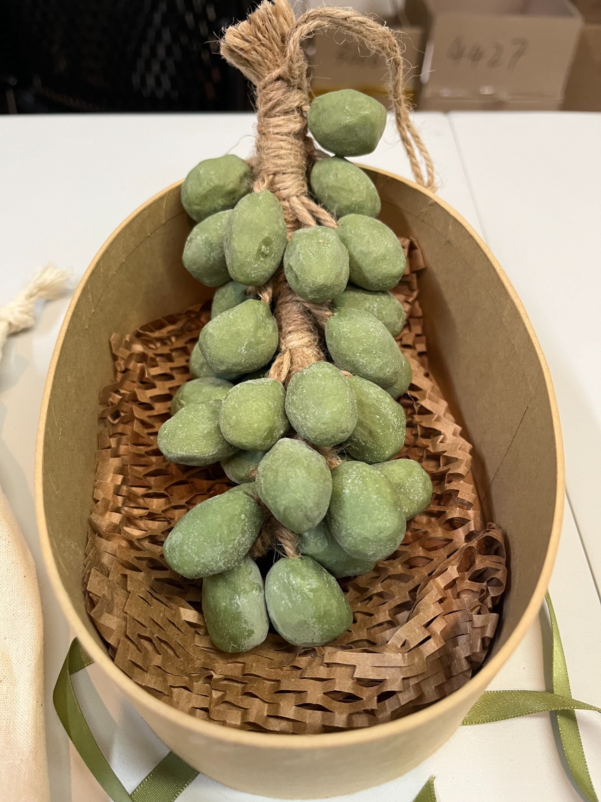 Natural Grape Hanging Soap Handmade Olive Oil Soap Bathroom Gift Decor
