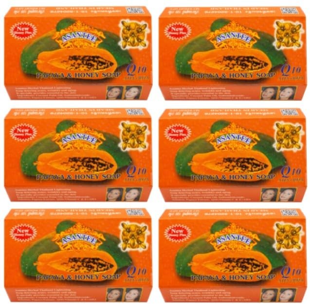 PAPAYA & HONEY Soap 4.40 Oz (Pack of 6)