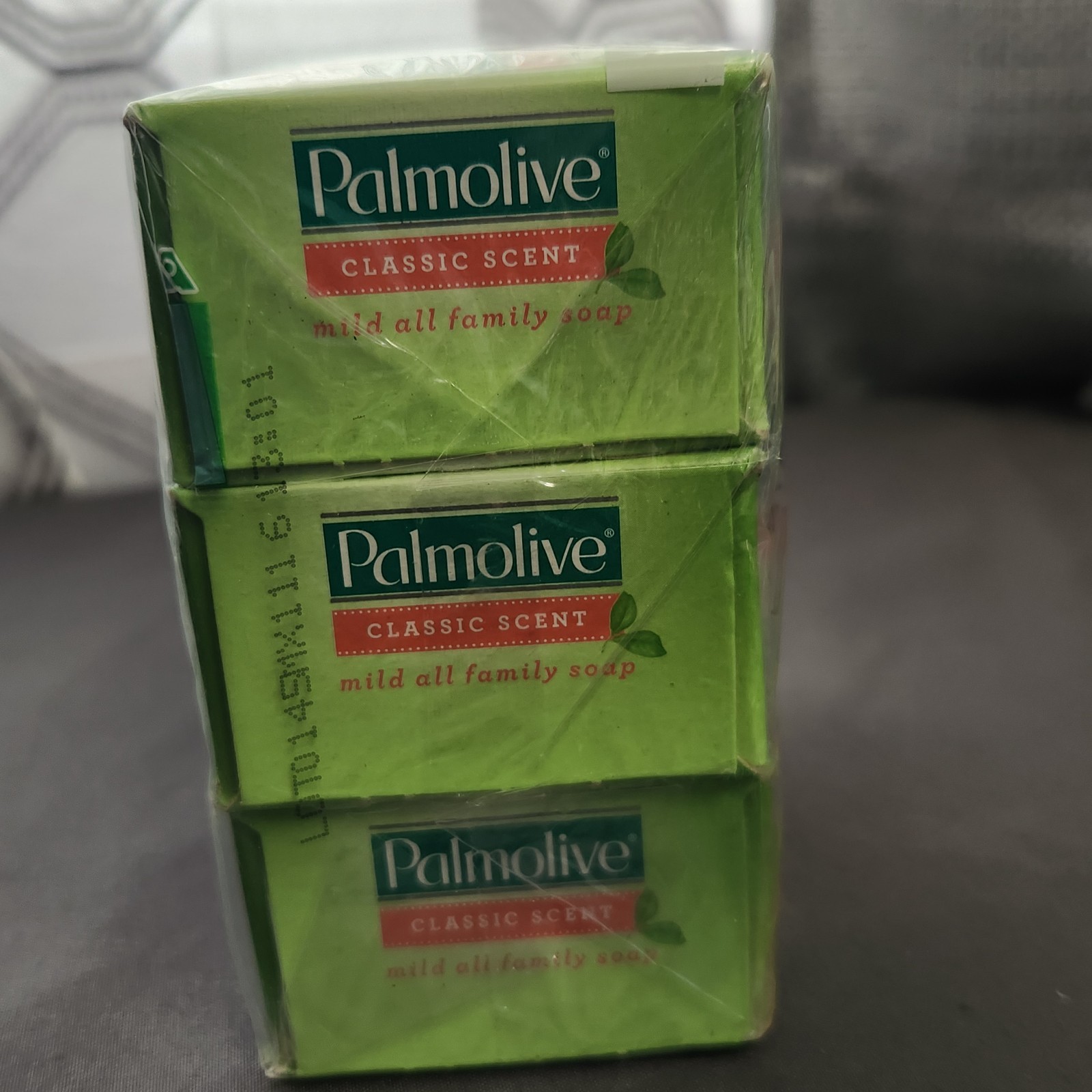 Palmolive Classic Scent Bar Soap 3 Pack Mild Family Bath Body Bars 9.6oz Total