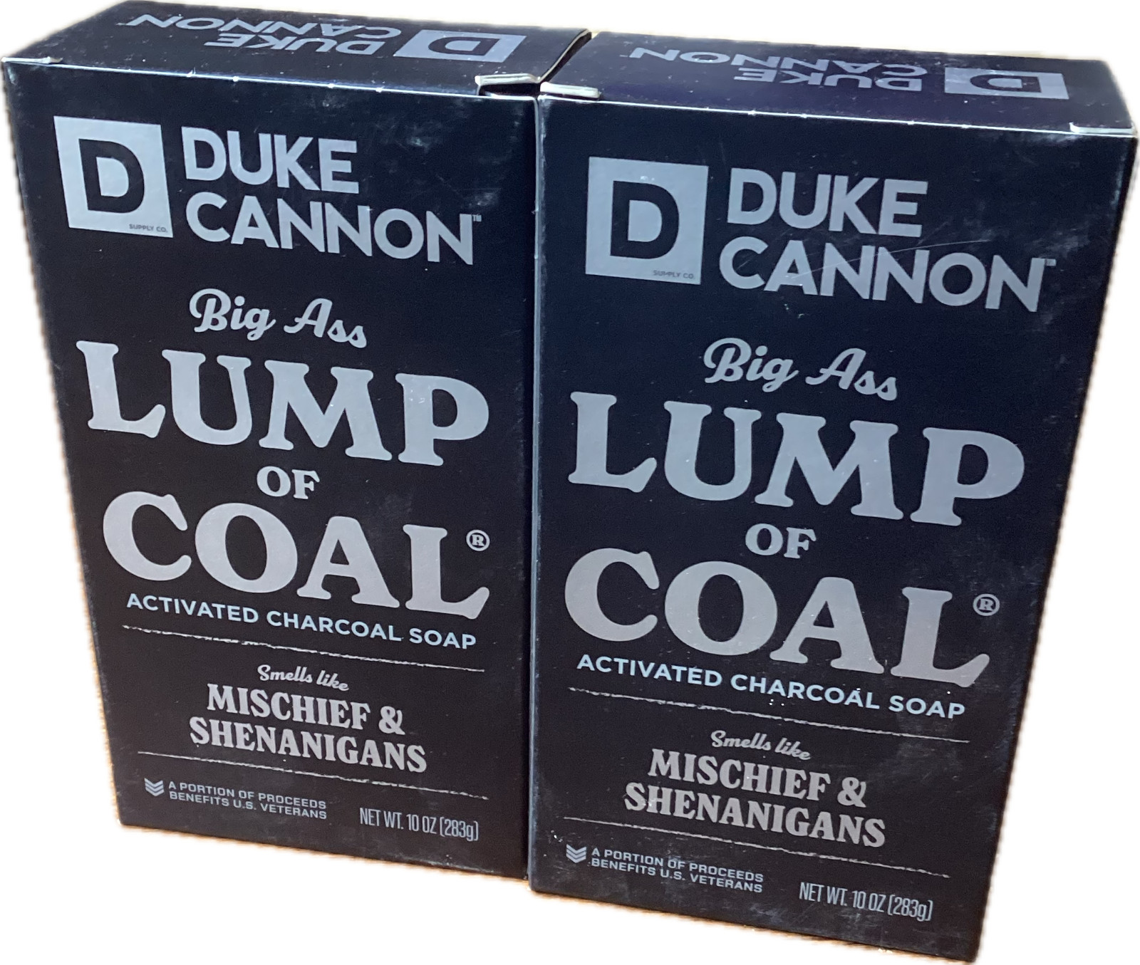 (2) Duke Cannon Big Ass Lump Of Coal Charcoal Soap – 10oz Each