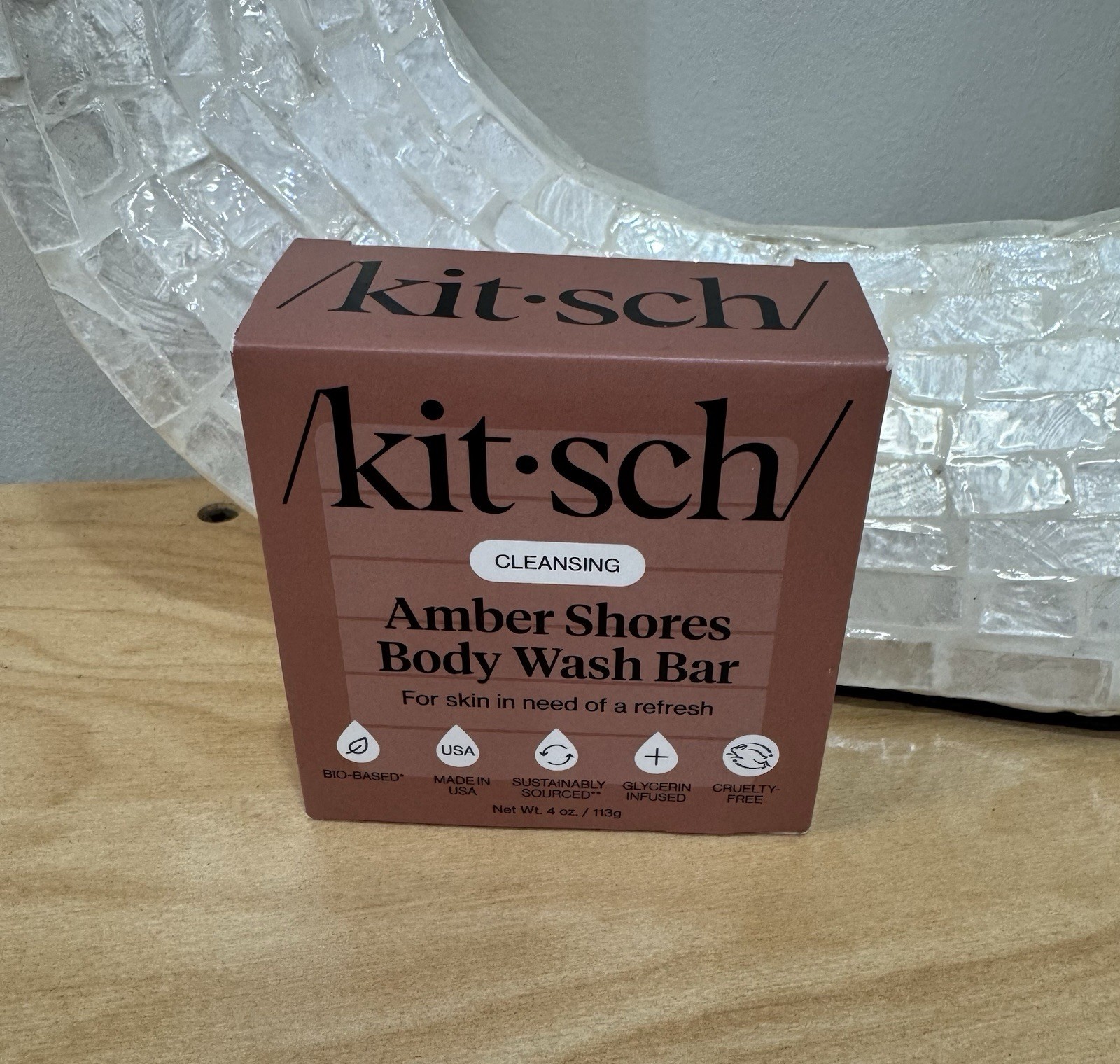 Kitsch – Cleansing Amber Shores Body Wash Bar