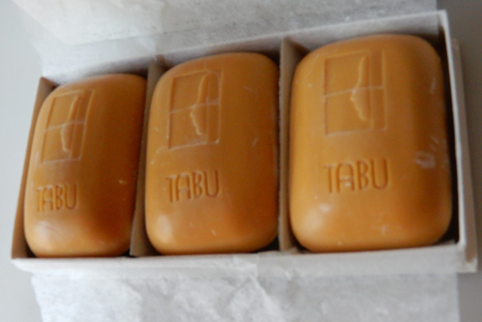 Tabu Dana Scented Soap Pack of Three Cakes 3.5 Oz each MINT IN BOX