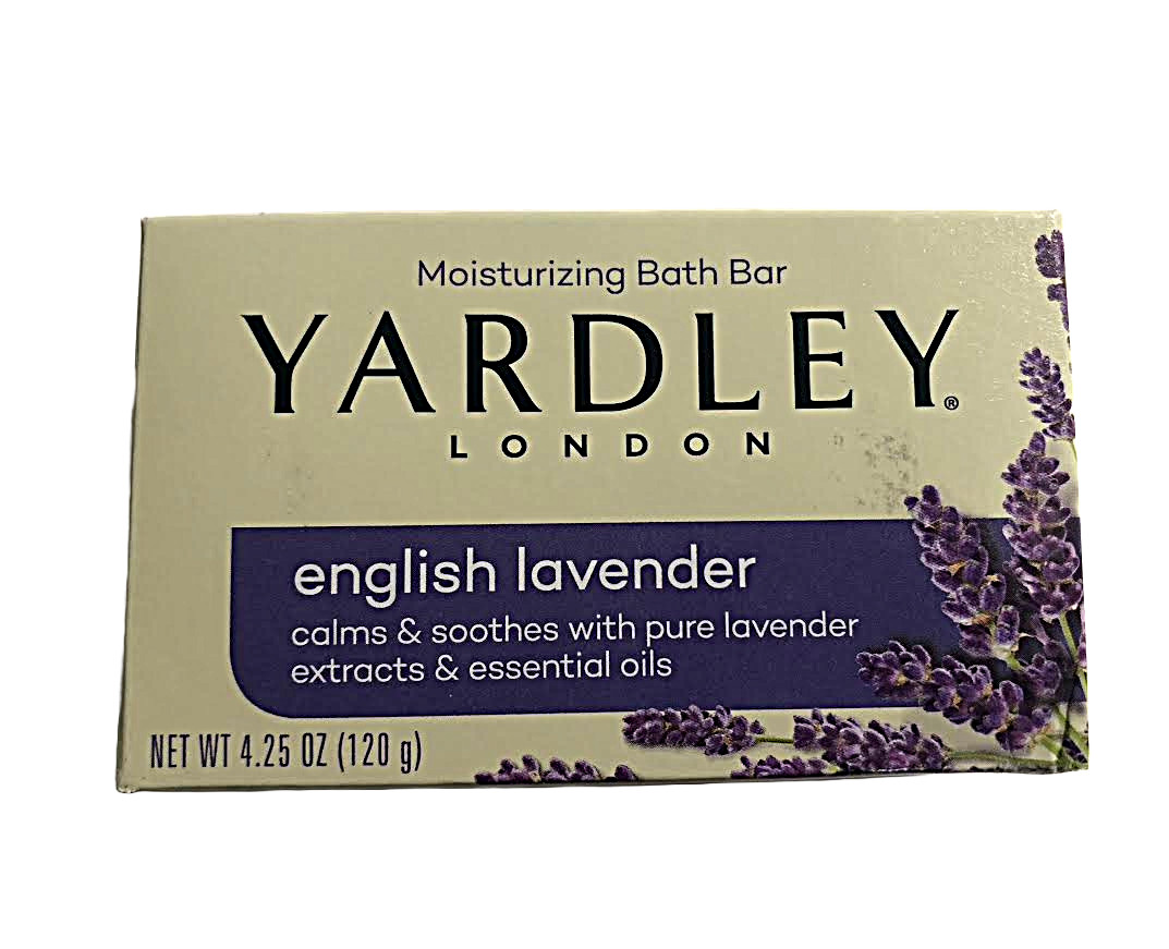 1-Bar YARDLEY London English Lavender Calms & Soothes/ Pure lavender-1-4.25 OZ