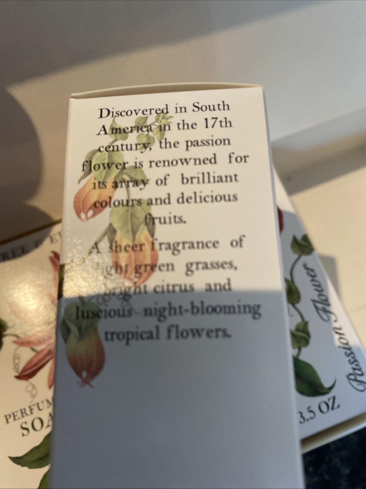 Crabtree & Evelyn Passion Flower Perfumed Soap Bars 3.5 Oz Each