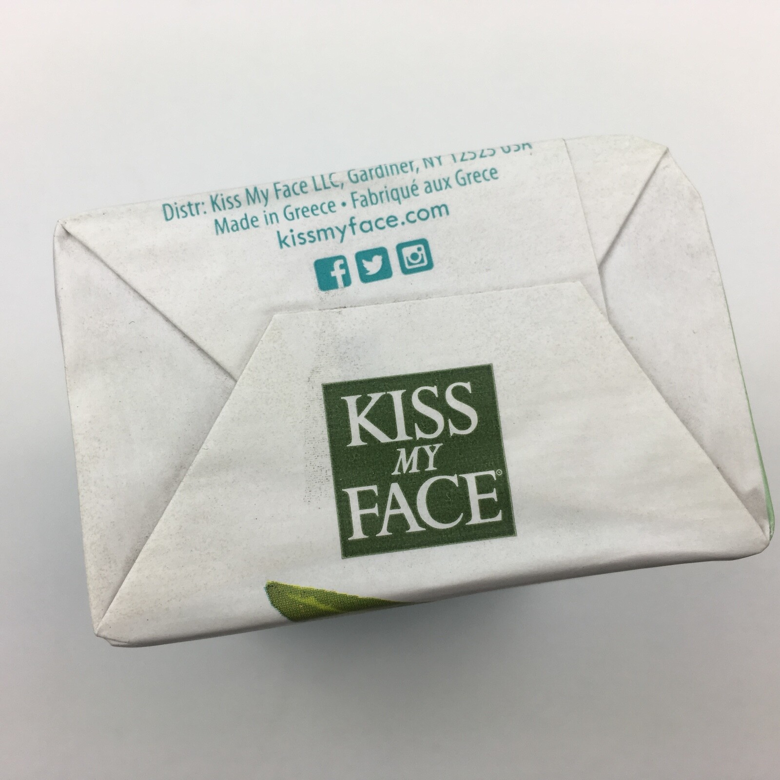Kiss My Face Olive & Aloe Bar Soap 8 oz Cruelty Free Non-GMO