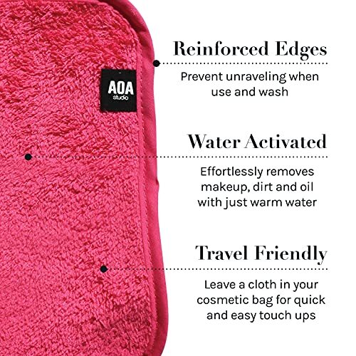 Microfiber Face Cloth Makeup Erase Remover Face Towels Reusable Microfiber