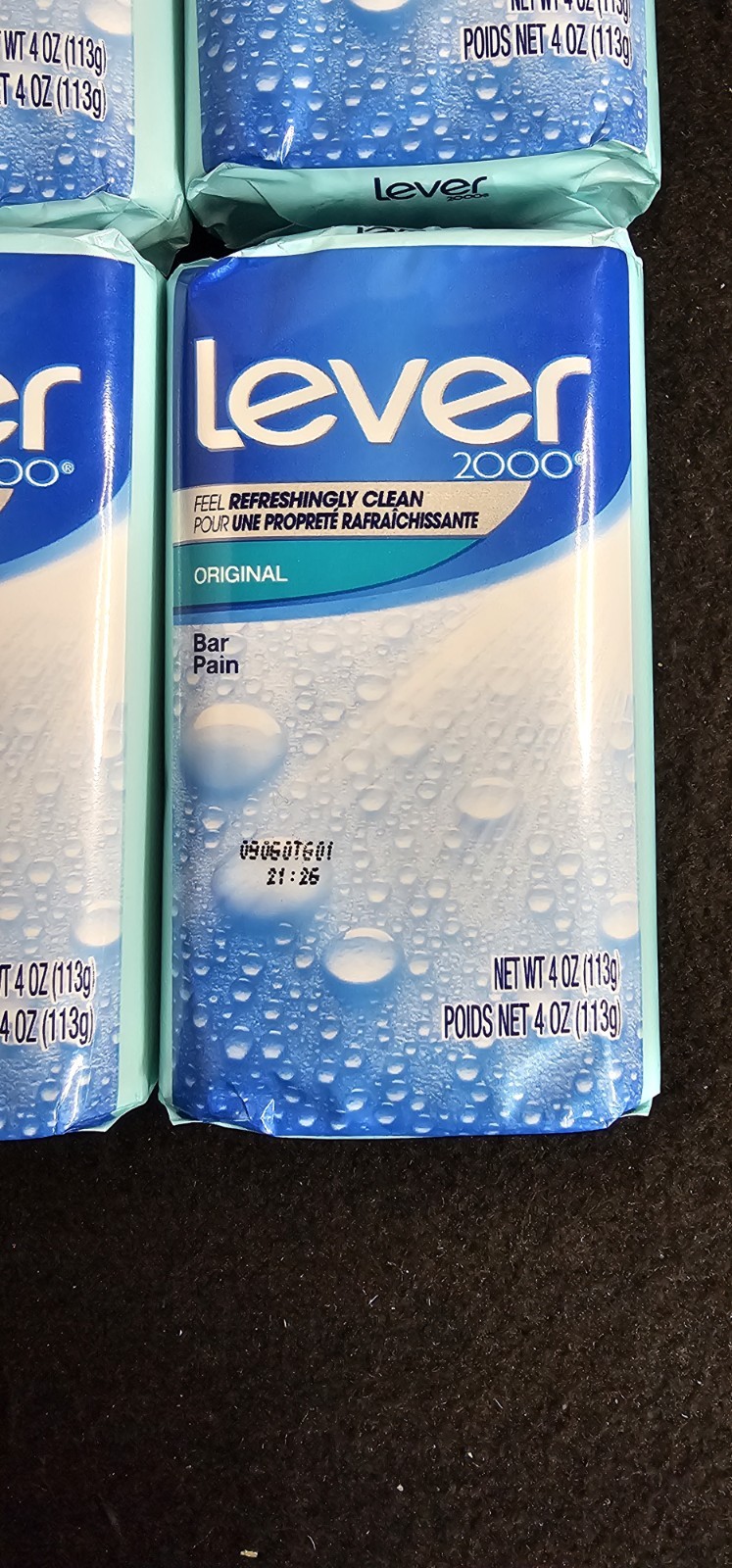 Lever 2000 Bar Soap 4 Oz Original Scent Set of 8 Unilever Refreshing Clean B2