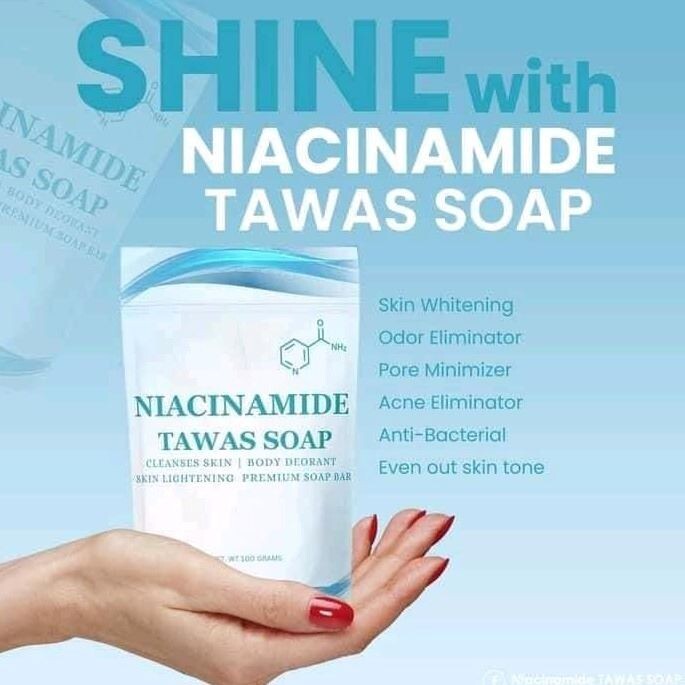 2 bars Niacinamide Tawas Soap