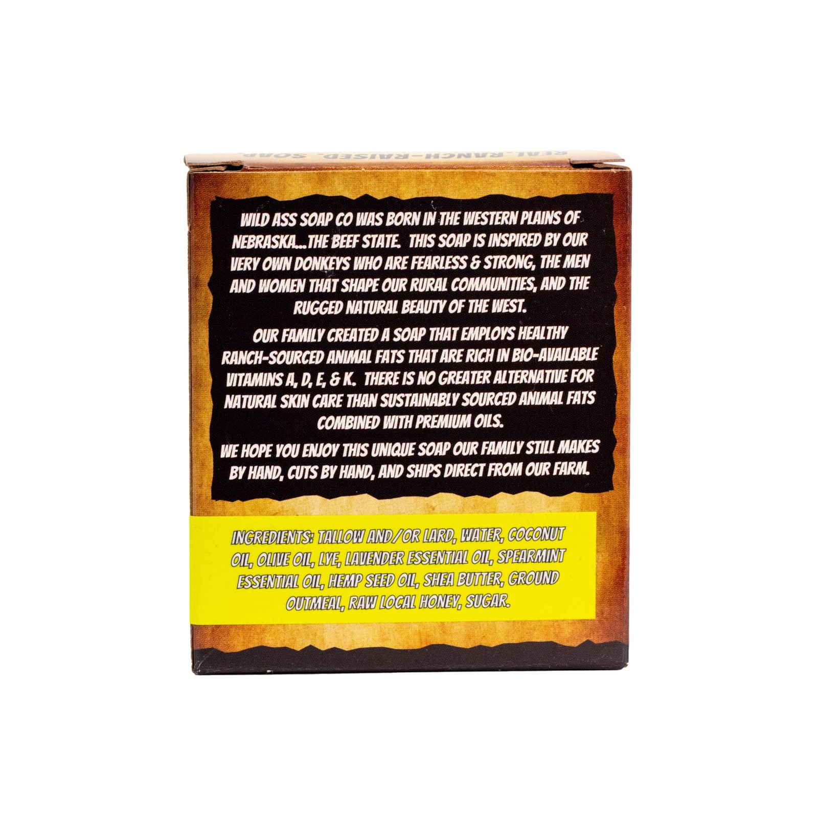 Coconut Oil Soap | 4.5 oz | Hay Honey Scent | Palm Oil & Paraben Free