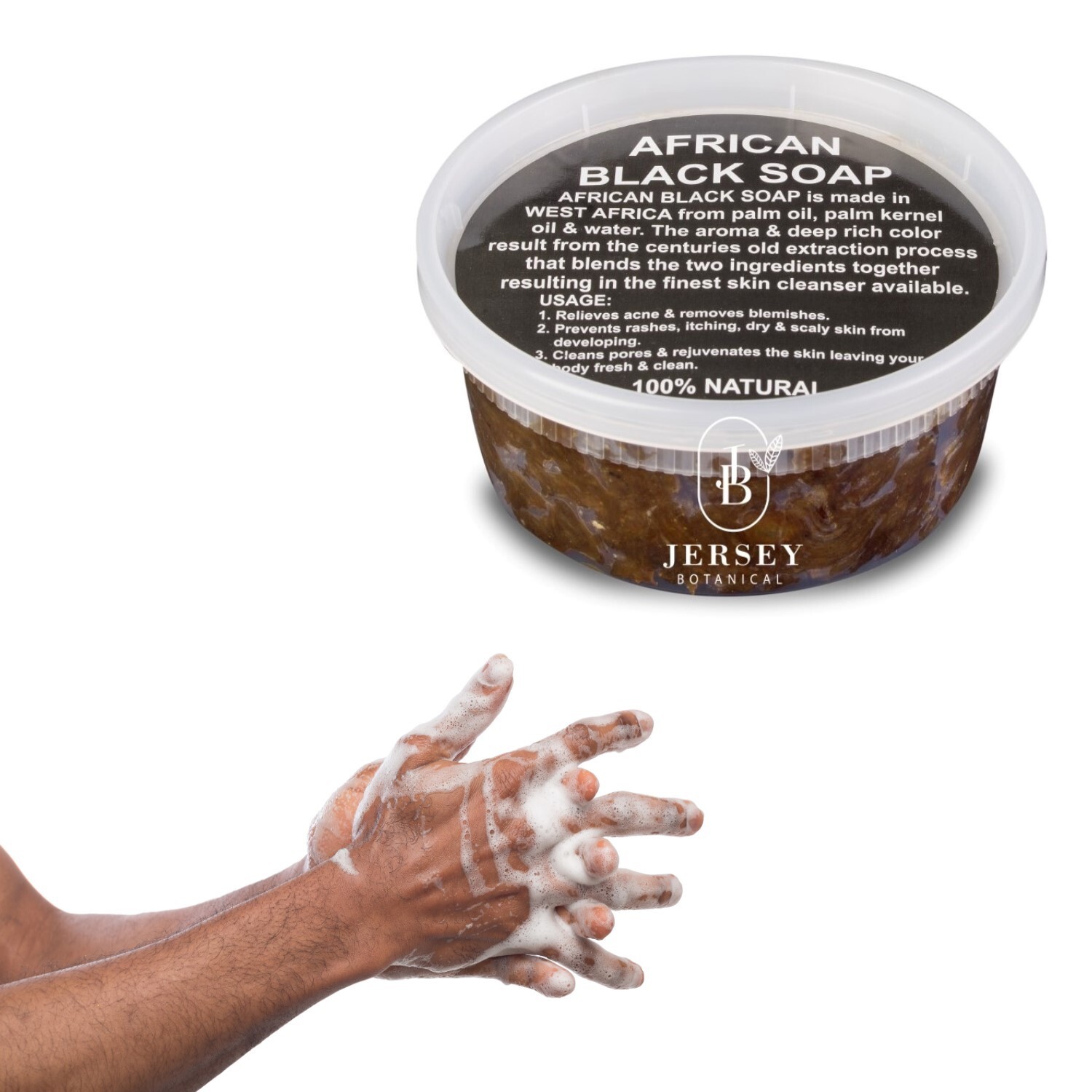 Liquid African Black Soap Gallon 100% Pure Natural Raw Organic Face Body Wash