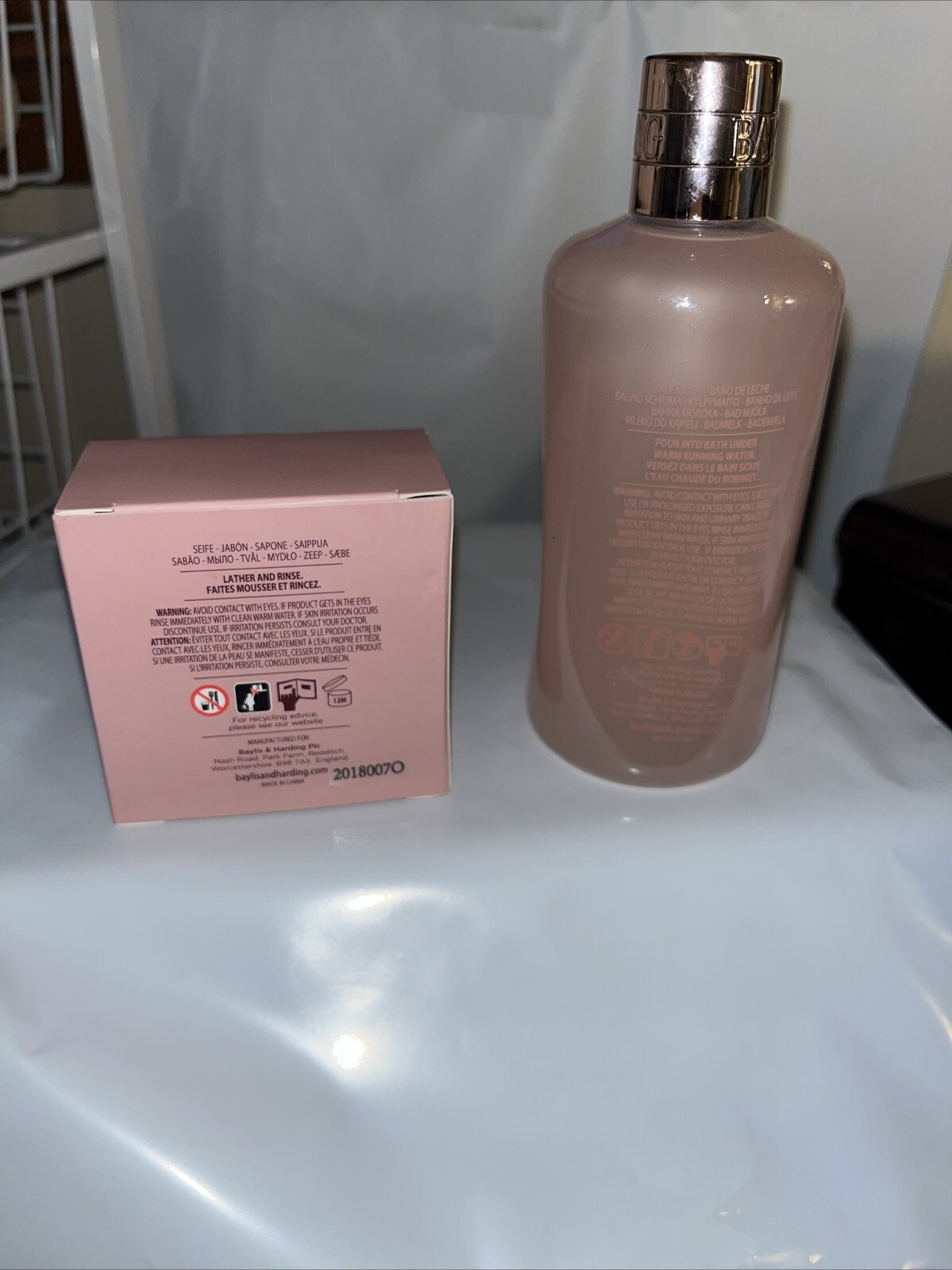 Baylis & Harding Cranberry Martini Ltd Edition Bath Milk & Bar Soap New