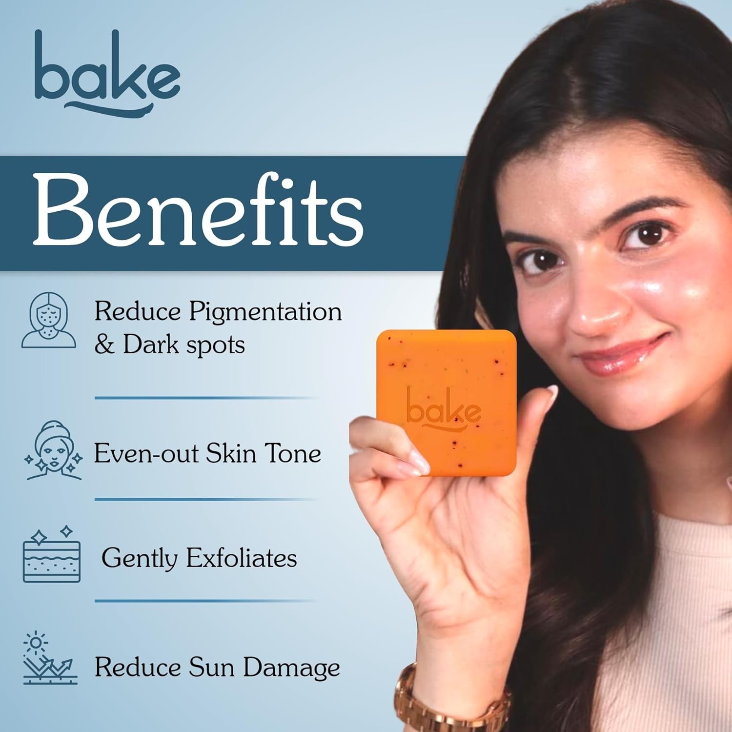 BAKE Kojic Acid 2% Soap 200g With Alpha Arbutin & Niacinamide | For Men & Women